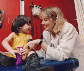 LSUHSC School of Nursing student in the community